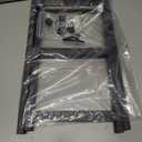 Mavivegue 18-33 Expandable Shoe Rack for Closet, 3-Tier Shoe Organizer, Adjustable Shoe Rack for Front Door Entrance, Entryway (Black)