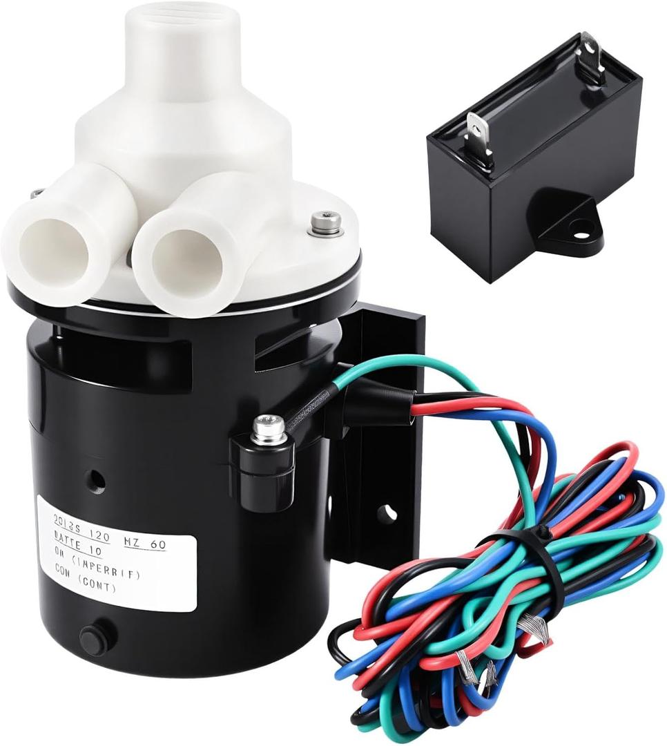 Ice Machine Water Pump Motor Assembly Replacement for Hoshizaki Water Pump PA0613, APTA92P10WD1, Fits Model KM-320 - KM-900,120V 60Hz 10Watts 0.4Amps