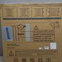 Cumbor 29.7-40.6" Baby Gate for Stairs, Mom's Choice Awards Winner-Dog Gate for Doorways, Pressure Mounted Auto-Close Pet Gates for Dogs Indoor, Safety Child Gate with Easy Walk Thru Door, White