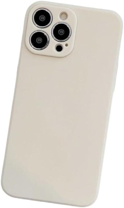 Soft Solid Color Silicone Phone Case for iPhone 15 14 13 12 11 Pro Max X XS Max XR 8 7 Plus Mini Shockproof Bumper Cover,White,for iPhone Xs