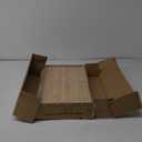 Double Layer Bread Box for Kitchen Countertop, Large Breadbox Bread Container Storage with Windows, Wooden Farmhouse Bread Holder (Natural Bamboo)