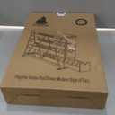 FlagShip 4-Tier Corner Coffee Pod Organizer for Nespresso Vertuo - 40+ Capsule Storage, Slim Metal Kitchen Countertop Space Saver with Compact Design