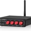 4 Channel Bluetooth Amplifier, 50W x 4 Audio Power Amp, Hi-Fi Home Stereo Speaker Receiver [Douk Audio M4]