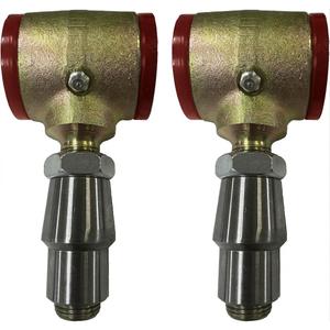 MIMIRACLE 3/4" Threaded Bushing Kit for 4-Link Suspension, Heavy Duty .750" Polyurethane Bushing, Includes Right and Left Hand Thread Bushings, 1/2" Bolt Hole -1Set