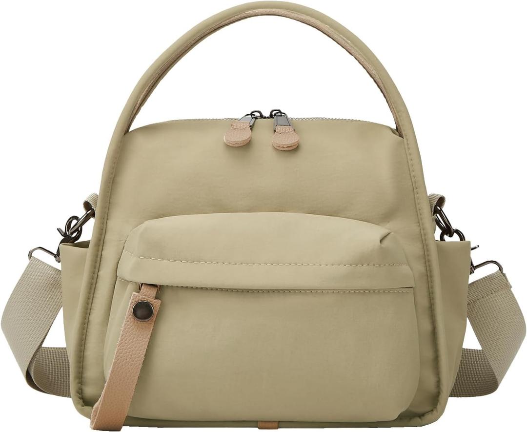Casual Nylon Front Pocket Handbag Lightweight Large Capacity Cross Body Bag Outdoor Shoulder Bags for Women 2026