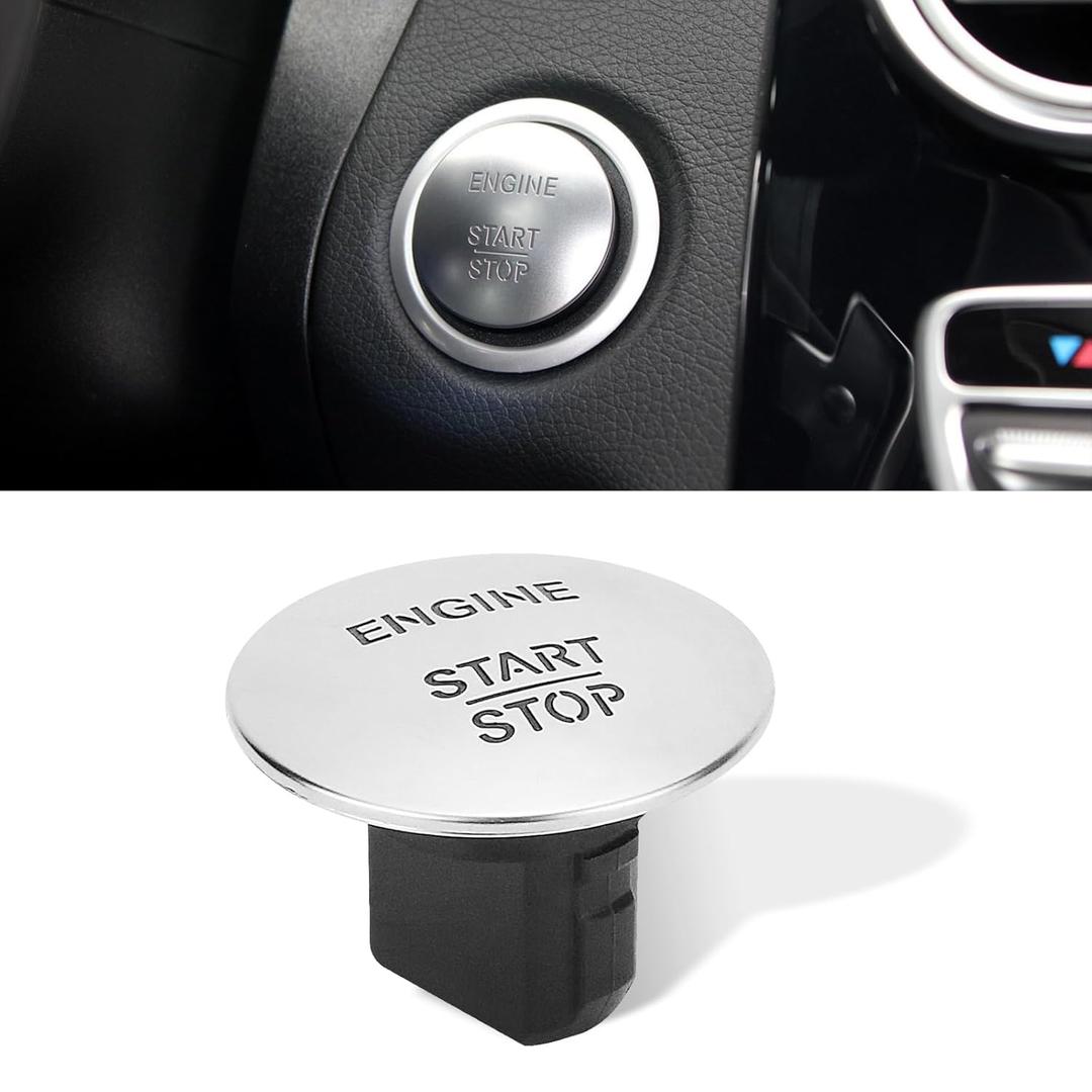 Push Start Button 2215450714 Compatible with Mercedes Benz C300 CLA250 E350 GLA350 GLC300 ML350 S500 SL550 SLK250