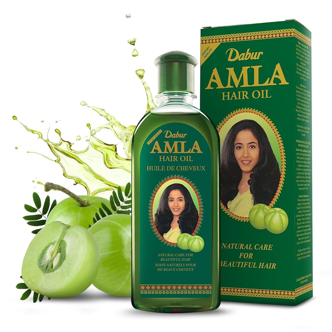 Dabur Amla Hair Oil  Nourishing Herbal Oil with Pure Amla and Botanical Extracts for Healthy, Moisturized Scalp, Strong, Shiny Hair  Ayurvedic Strengthen Roots for Men & Women  300 ml