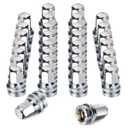 32Pcs Ford F250 F350 Lug Nuts Replacement - M14x1.5 21mm Hex Chrome One-Piece Design, Fits OEM(Stock) Wheel Nuts | OEM No. HCPZ-1012-A & HCPZ-1012-B