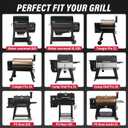 Utheer Grill Caddy with Hanging Cooler for Traeger, Weber, Pit Boss