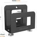 Monzlteck Adjustable Small Device Wall Mount Holder for Apple TV,ROKU,Router,Modem and Other Media Players