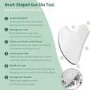 3pcs Stainless Steel Gua Sha Facial Tools & Eye Cream Applicator Metal GuaSha Set for Face Body, Detailer Gua Sha Lymphatic Drainage Massager,Guasha Face Sculpting Tool