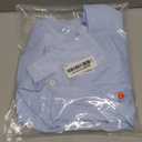 Unisex Light Blue Button Up Shirt Size L 