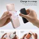 SURITCH for iPhone 16 Plus Case with Magnetic Camera Slide Cover and Adjustable Kickstand, Compatible with MagSafe, Shockproof Bumper Case Slim Protective Cover for iPhone 16 Plus 6.7 Inch, Pink