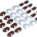 Drawer Guide Kit Enhanced Repair Solution Replacement Drawer Track Slide Kit Drawer Guide Kit Drawer Slides for Rite Trak II Plastic Drawer Track for Rite Trak II Drawer Slides