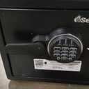 SentrySafe Fireproof and Waterproof Large Safe with Digital Keypad, Override Key, and Adjustable Shelf for Home, Dorm, or Office, 0.81 Cubic Feet, FPW082HSB