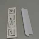 The Handless Handle  Hands-Free Garbage Drawer Foot Pull Handle, Touchless Opener for Drawers, Bins, & Cabinets (White, 1 Pack)