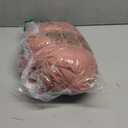 VETHIN Bed Canopy for Girls,Princess Round Dome Dreamy Mosquito Net Bedding Girls Room Castle Play Tent Hanging House Decor Reading Nook Canopies (JujubeRed)