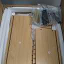 Small Nightstand, Modern Night Stand, Bedside Table with Drawer and Open Shelf, Cube Design, Small Side Table for Bedroom, Living Room, Oak