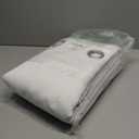 NICETOWN 100% Blackout Window Curtain Panels, Cold and Full Light Blocking Drapes with Black Liner for Nursery, 84 inches Drop Thermal Insulated Draperies (White, 2 Pieces, 52 Wide Each Panel)