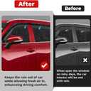 Canvcle Highlander Rain Guards - Window Visors for Toyota Highlander 2020-2025 2026, Outside-Mount Tape-On Side Window Wind Deflectors for Highlander Accessories, Vent Visors Shades Rainproof 4PCS