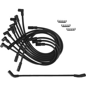 Ignition Coil Spark Plug Wire Set for Chevy Suburban C1500 C2500 C3500 Express 1500 2500 3500 G30 K1500 K2500 K3500 P30 Tahoe, for GMC P3500 Savana 1500, for Cadillac Escalade