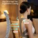 OFIR Upper Back Posture Corrector for Women, After-Work Sofa Reading Support, Twin-Pressure System Back Straightener Posture Brace For Women, 3D Diamond Breathable Cushioning,High-Elastic Straps (X-Large)