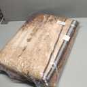 Modern Abstract Rug, Soft Faux Wool Carpet, Non-Slip & Easy to Clean Rug, Suitable for Bedroom, Dining Room,Office Home Decoration,Modern Minimalist Style Rugs (Brown,5' x 7' (Rectangular))