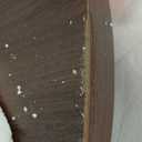 LITTLE TREE Modern Round Coffee Table, 2-Tier Wood Coffee Table with Storage, Marble-Like Tabletop for Living Room, Simple & Modern Center Table for Small Space, Brown