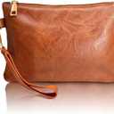 K.E.J. Clutch Purses for Women Wallet Wristlet Small Wallet Purses Clutch Handbags Zipper Purse for Ladies Women Gifts