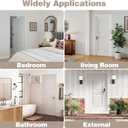 Over The Door Hooks Hanger for Clothes, 1 Pack Foldable Over The Door Drying Rack for Laundry, Overdoor Hanger Hook with 6 Groves for Towel, Coat, Black