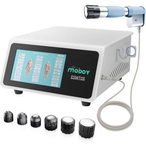 2026 MODOY Advanced Shockwave Therapy Machine, Radial Shockwave FSA or HSA Eligible, Non-Invasive Extracorporeal ESWT Shock Wave Therapy Device, Safe Use, Ideal for Home & Clinical Use(ESWT03_White)
