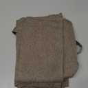 WOSIBO 2 Pack Tie Up Linen Burlap Window Valances Farmhouse Cream Valances for Window Balloon Rod Pocket Valence Window Treatment Decor Curtains for Kitchen/Living Room 16" X 56" (Light Brown)