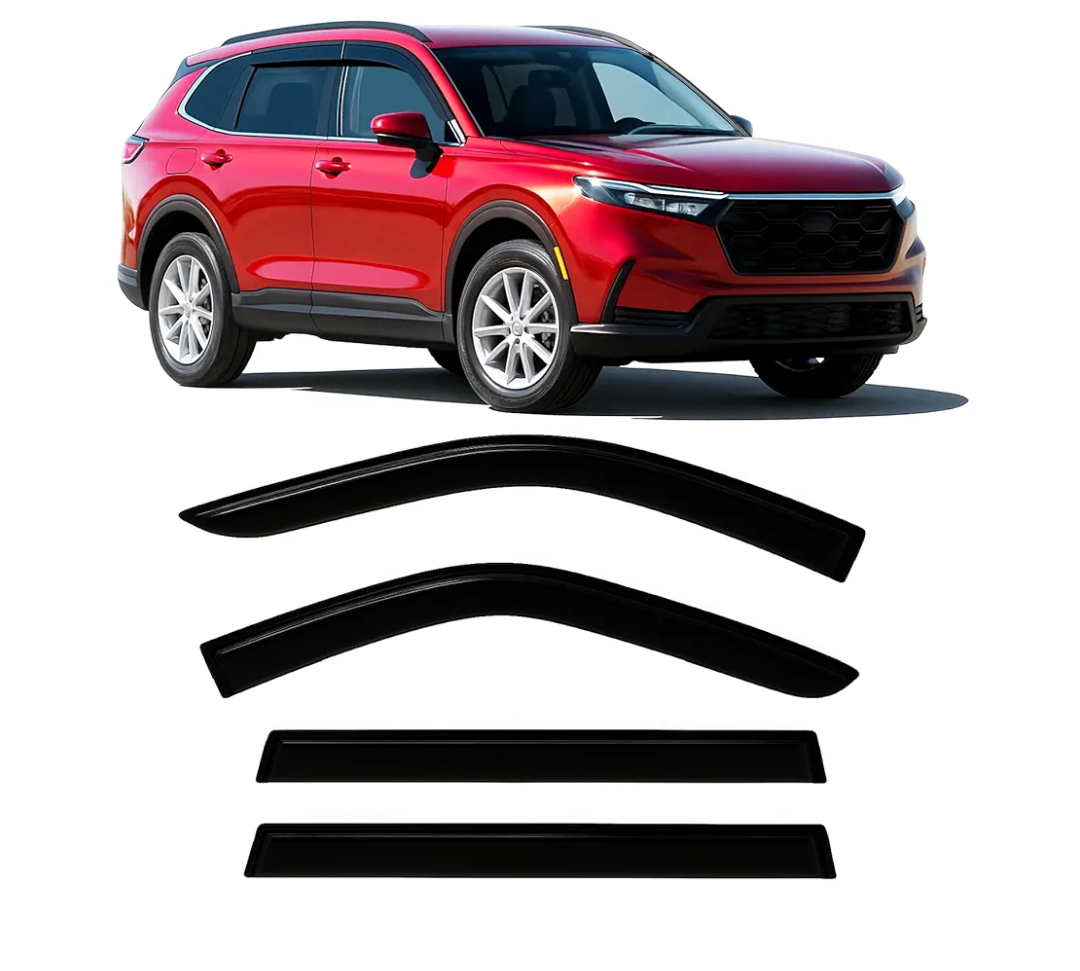 2023-2026 Tape-On Rain Guards for Honda CR-V Side Window Visor Deflectors LX EX EX-L Sport Hybrid Sport Touring Durable Vent Shades CRV 2024