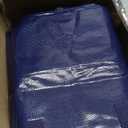 BOX USA Extra Large Moving Bags with Handles (8-Pack) - Heavy Duty 29.1 x 14.2 x 13 Waterproof Storage Bags for Clothes, College, Packing, and Travel  Blue Tote Bag with Zipper Closure