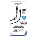 ZGEAR 10FT ENDURATECH LIGHTNING USB C CBL