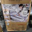 KoolerThings 3 in 1 Baby Bassinet, Bedside Sleeper, & Playpen, Easy Folding Portable Crib (Grey)- KoolaBaby (Mesh Bassinet), 33x20x33