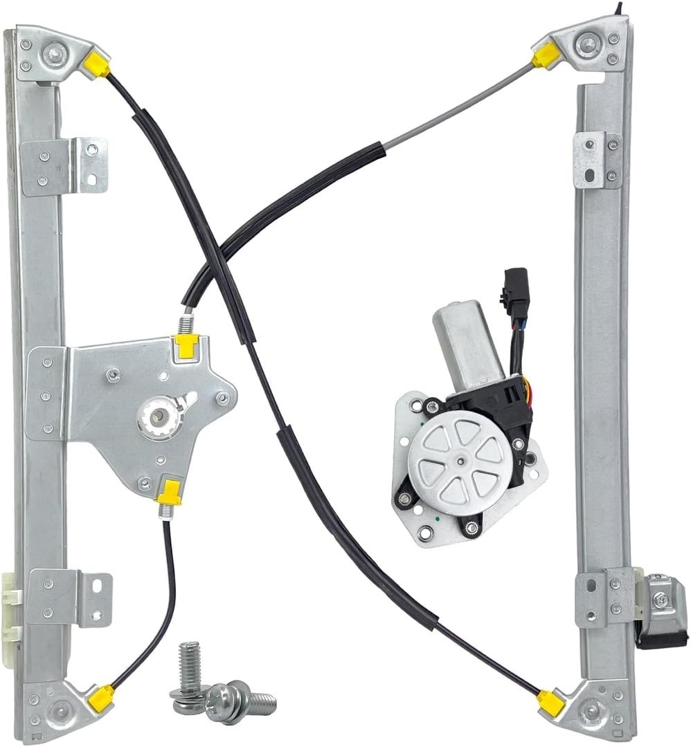 748-508 Front Left Driver Side Power Window Regulator with Motor 6 Pins Compatible with Chrysler Town Country 2008-2010,Chrysler Town Country 2011-2016,Dodge Grand Caravan 2008-2010,Ram C/V 2012-2015
