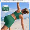 Ommiivex Women Swim Shorts 5 Inches High Waist Extremely Stretch Softness Quick Dry for Pool Beach Board Summer Vacation