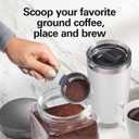 Hamilton Beach The Scoop® Single-Serve Coffee Maker, White - 47621