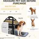 Lekereise Top-Expandable Pet Carrier 18x11x11Inch Delta American United Airline Approved Soft Sided Underseat to 15lbs Travel Carriers for Small Dogs Cats with Locking Safety Zippers Anti-Scratch Mesh