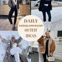 Laite Hebe Fleece Lined Leggings Women - High Waisted Winter Yoga Pants Tummy Control Soft Thermal Warm for Hiking Workout (Medium)