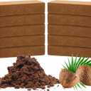 10 Pack Premium Coco Coir Bricks, Coco Coir for Plants, Coconut Fiber Substrate with Low pH & EC, Organic Coconut Fiber for Indoor & Outdoor Gardening and Potting Mix
