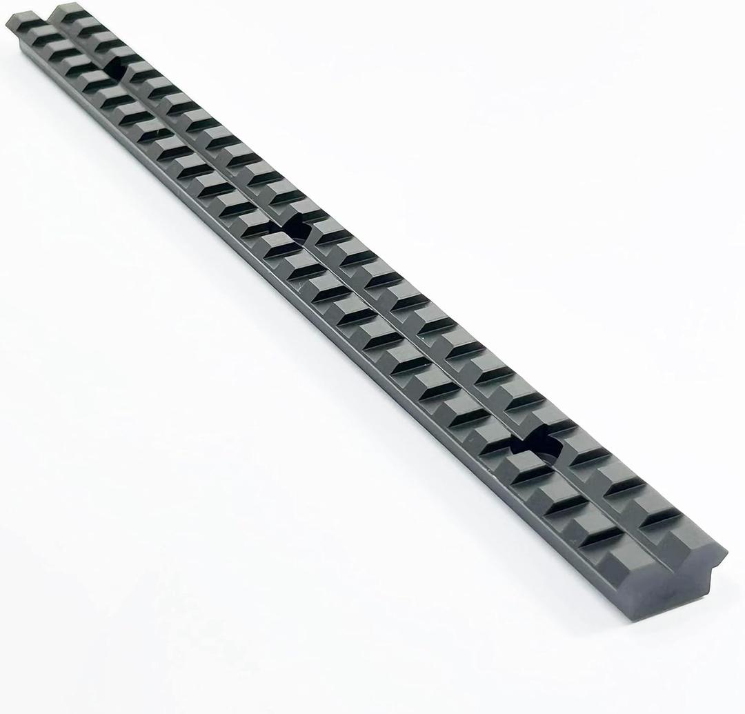 Crotek 10 inch Long Picatinny Rail Mount Aluminum 25 Slot Black