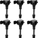 Ignition Coil Packs for Nissan Maxima Murano Altima Xterra Quest Frontier Pathfinder for Infiniti I35 QX4 for Suzuki Equator 3.5L 4.0L V6 2002 2003 2004 2005 2006 2007 2008 2009 UF349 C1406 Set of 6