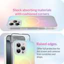 AIGOMARA Magnetic for iPhone 16 Pro Max Case [Compatible with Magsafe] [Fluorescent Holographic Iridescent] Slim Shockproof Matte Protective Phone Cover for Women Girls 6.9 Inch