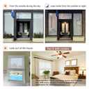 Cordless Bamboo Roman Shade, 33" W x 48" H, Natural Caramel Brown