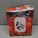 Gfilay Shaking Santa Dog Toy, Singing and Dancing Plush Puppy, Animated Christmas Plush Toy, Funny Interactive Santa Claus Dog Figure, White Elephant Gift for Kids and Families, Holiday Holiday Decor