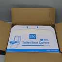 Reli. Toilet Seat Covers (1250 Pcs, 5 Packs of 250) | Disposable Toilet Seat Cover - Flushable - 14x16" (Half-Fold) | Paper Liners for Restroom, Bathroom, Travel, Camping, Kids Potty Training