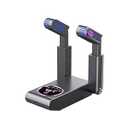 Shoe dryer, retractable shoe drying device with timer, effectively removes moisture, prevents odors, and keeps shoes and gloves dry and fresh.