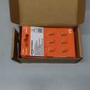 Amazon Basics 60-Pack Hearing Aid Size 13 Zinc-Air Batteries, 1.45 Volt, Orange Tab, 4-Year Shelf Life, Child-Safe Package (Use Scissors to Open)